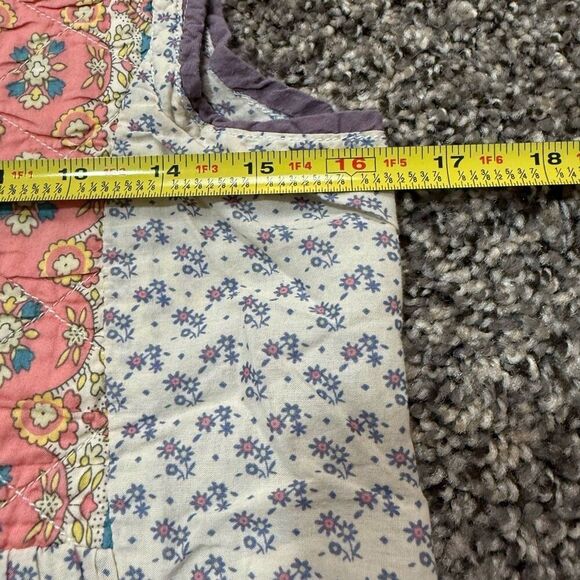 House of Harlow Quilted Boho Printed Paisley Cream Tie Sleeveless XS - Picture 5 of 6